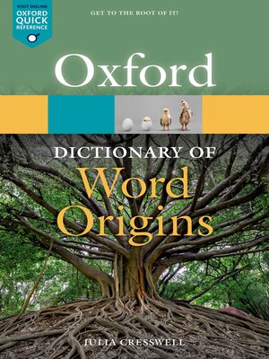 cover image of Oxford Dictionary of Word Origins